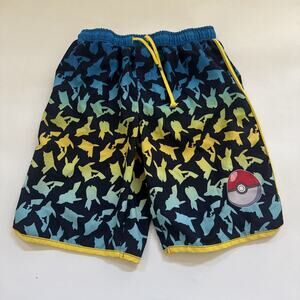 POKÉMON Swim Trunks Swim Shorts Mesh Lining Boys Kids 14/16 All Over Print